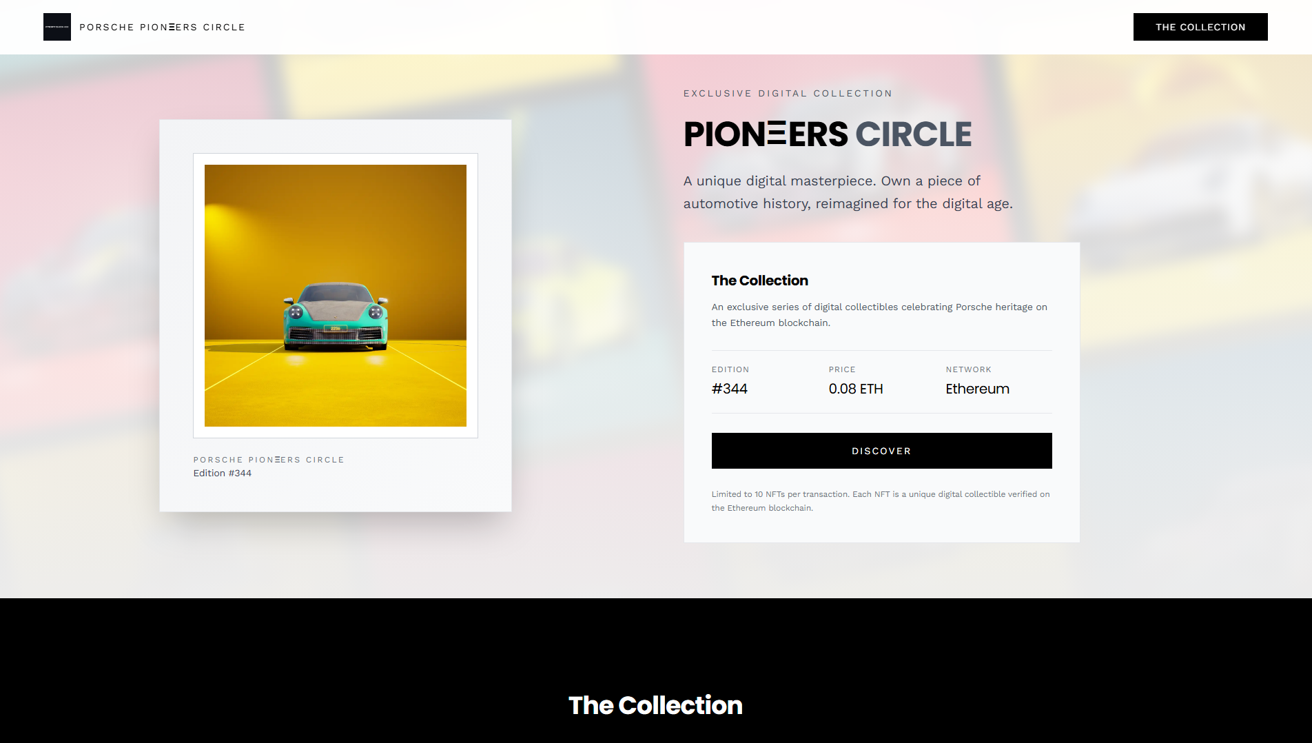 Stored capture of collectible-porsche.com