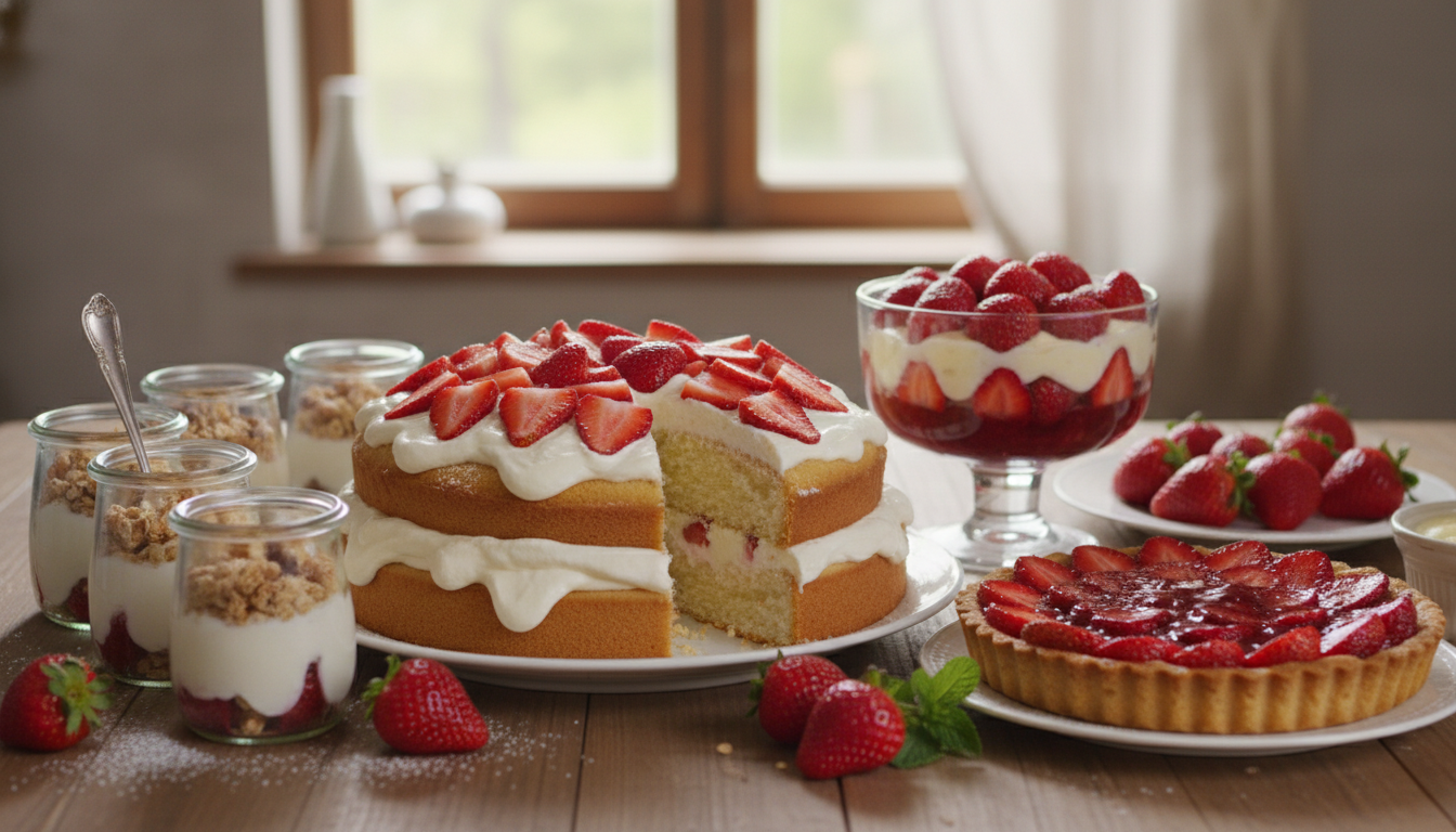 strawberry dessert recipes - Classic Strawberry Dessert Recipes You Must Try