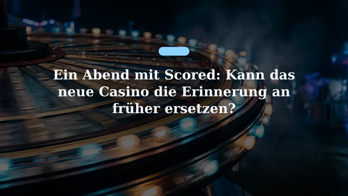 Ein Abend mit Scored: Kann das neue Casino die Erinnerung an früher ersetzen?
