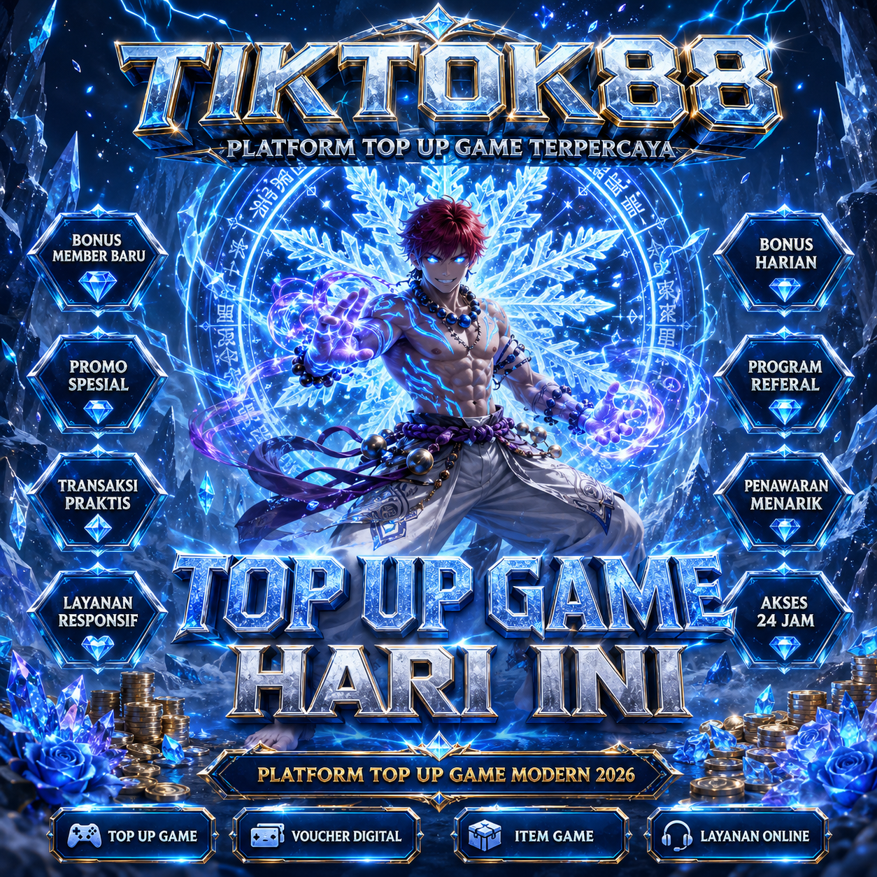 TIKTOK88 – Pusat Top Up Game Digital untuk Mobile dan PC dengan Promo Menarik