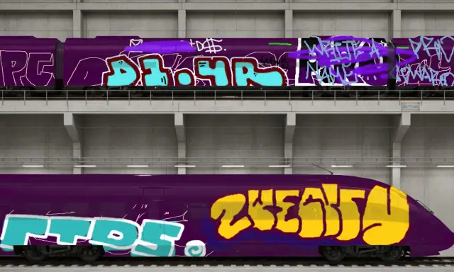 Graffiti artwork by 2WENTY