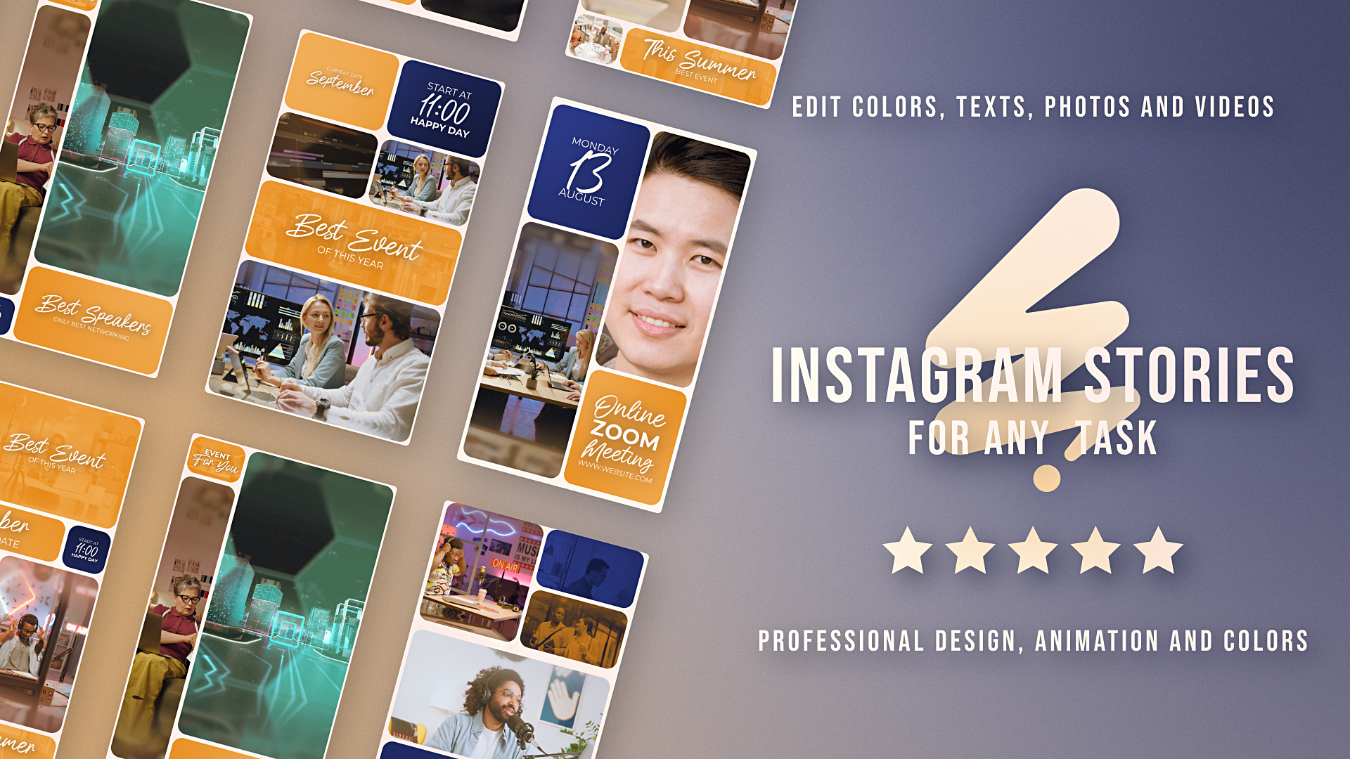 E-Learning Event Multi Screen Instagram Reel Split