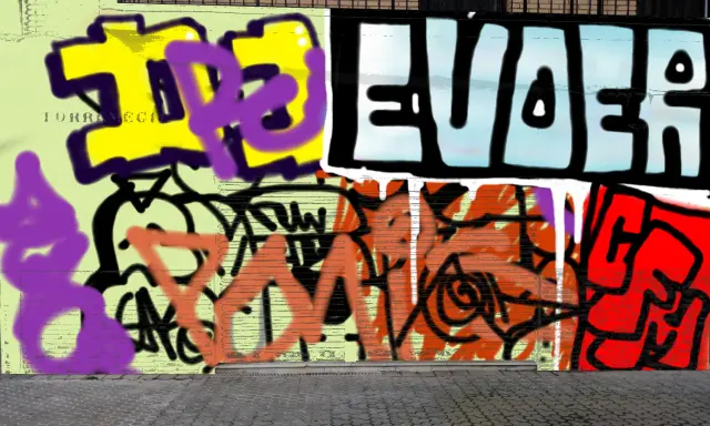 Graffiti artwork by DECAY
