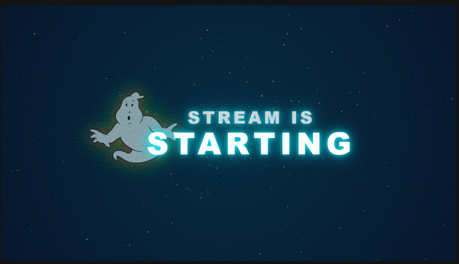Preview of Ghosty starting soon scene