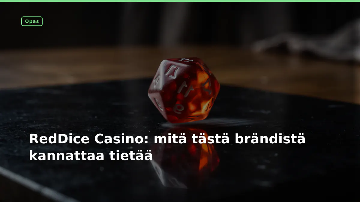 RedDice Casino: mitä tästä brändistä kannattaa tietää
