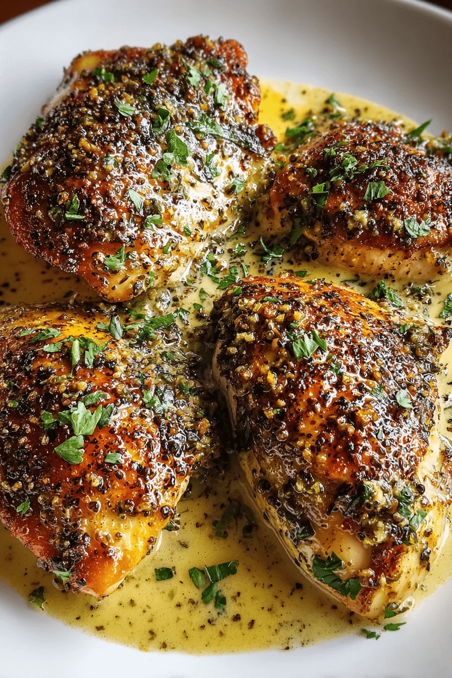 French Mustard Chicken step photo