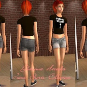 Jean-Shorts