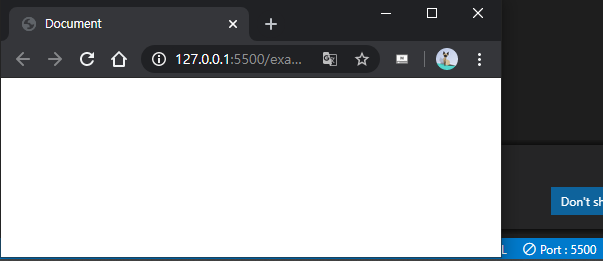 Running Live Server