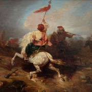 Alexandre-Gabriel-Decamps-Turkish-Standard-Bearer