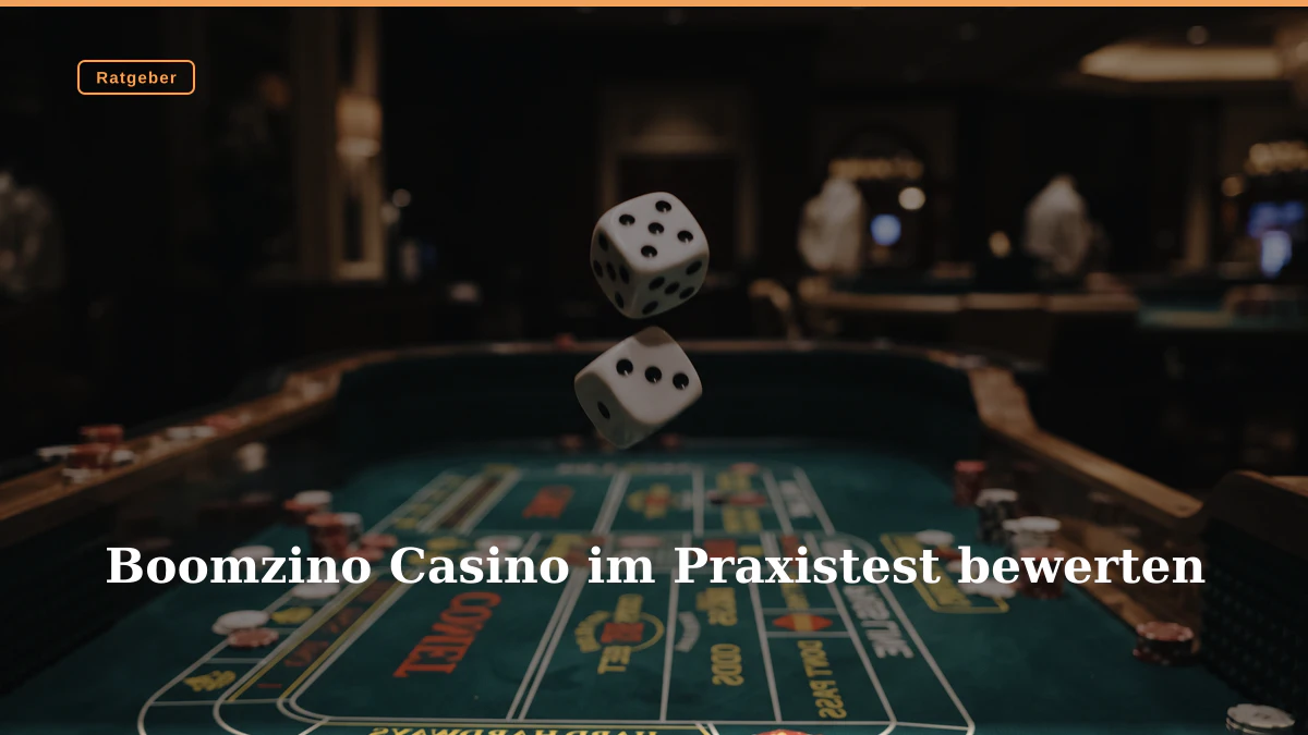 Boomzino Casino im Praxistest bewerten