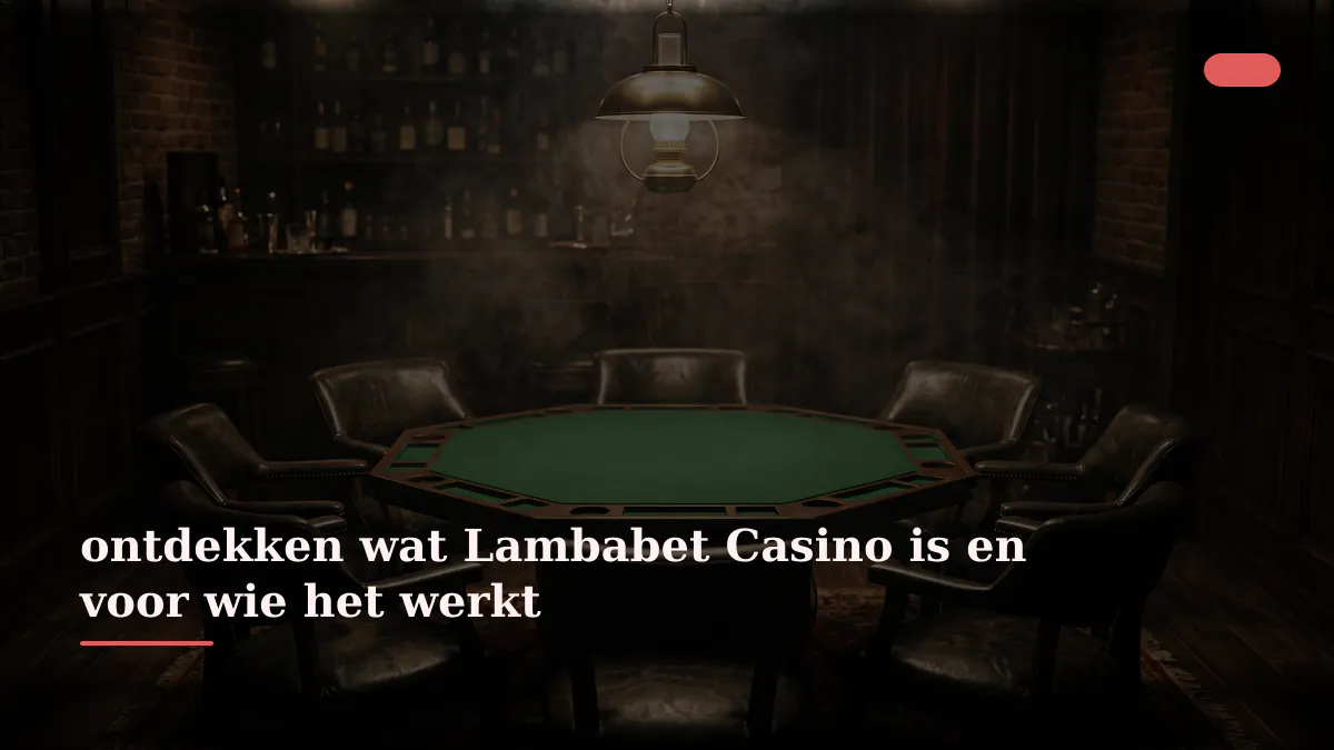 ontdekken wat Lambabet Casino is en voor wie het werkt