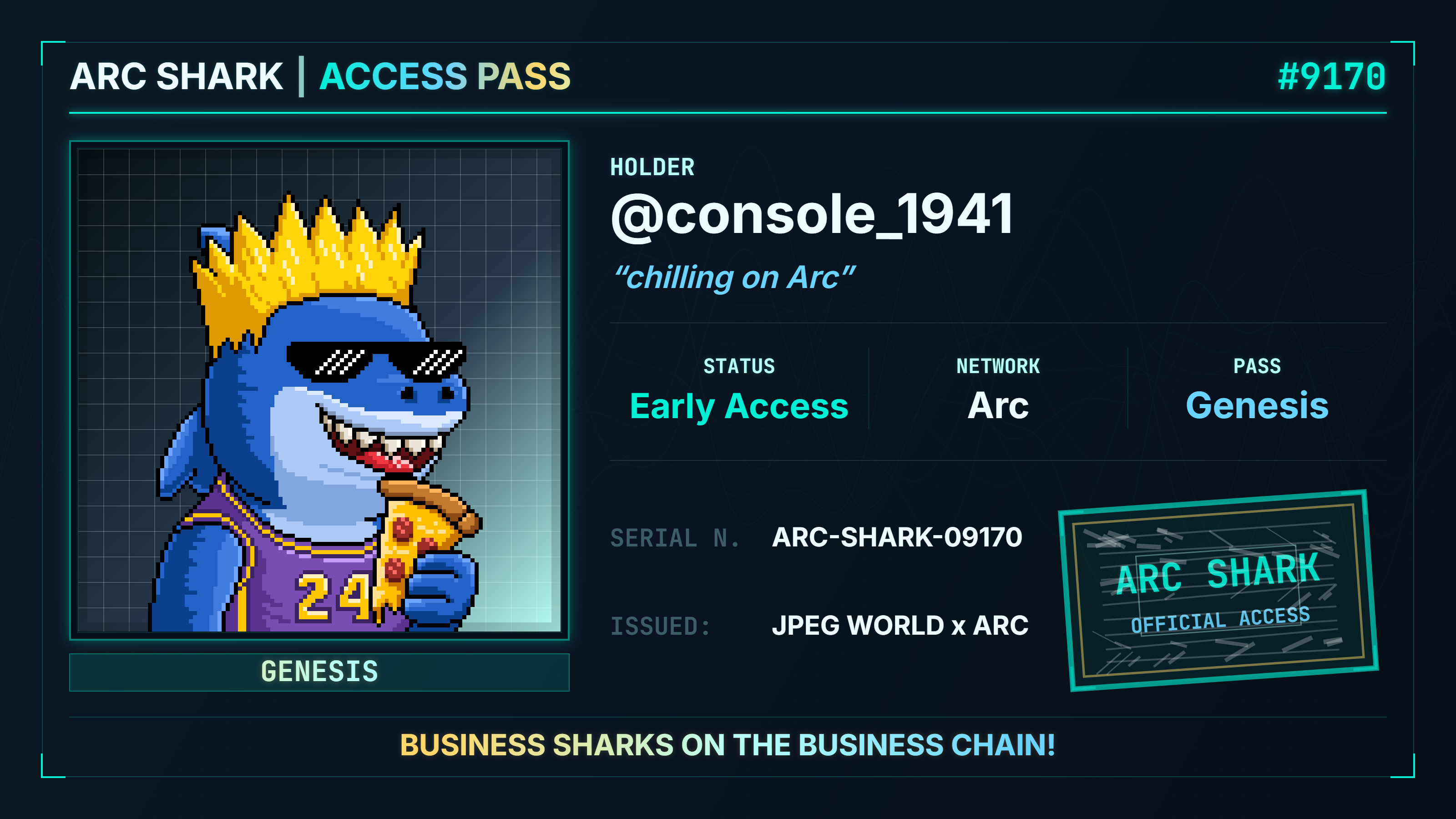 ARC SHARK Pass