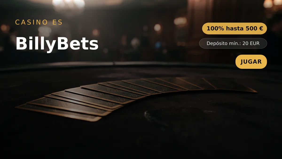 BillyBets casino — bono de bienvenida 100% hasta 500 € + 50 FS, pagos: Visa, Mastercard, Skrill, Neteller, Paysafecard BillyBets casino — bono de bienvenida 100% hasta 500 € + 50 FS, pagos: Visa, Mastercard, Skrill, Neteller, Paysafecard