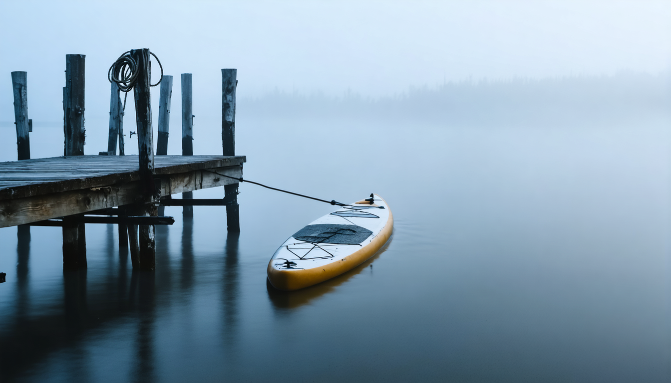 A perfectly serene harbor scene that definitely never humiliated anyone who paid $1,200 for inflatable enlightenment.