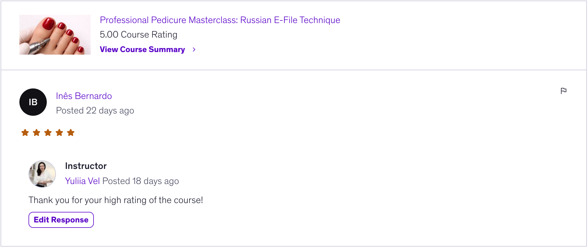 Student review