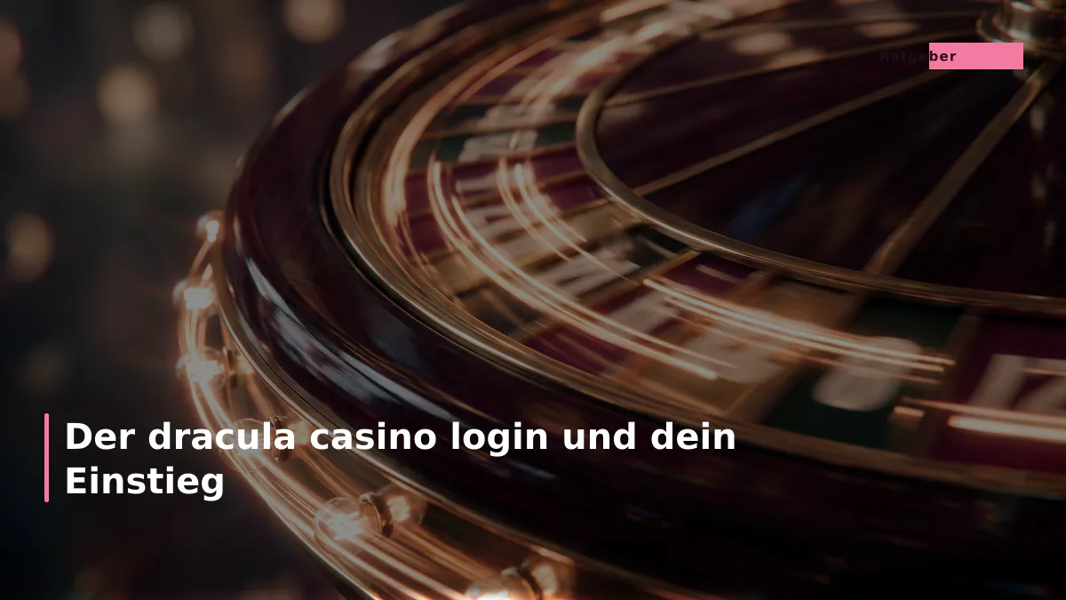 Der dracula casino login und dein Einstieg
