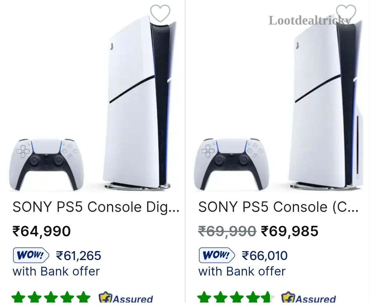 Loot Ps5 Console – Just ₹61290 | Best Price Drop Today Loot Ps5 Console – Just ₹61290 | Best Price Drop Today