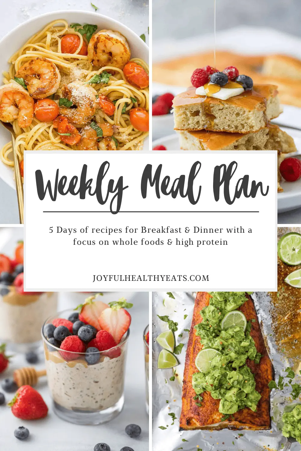 Healthy Meal Plan for a Busy Week