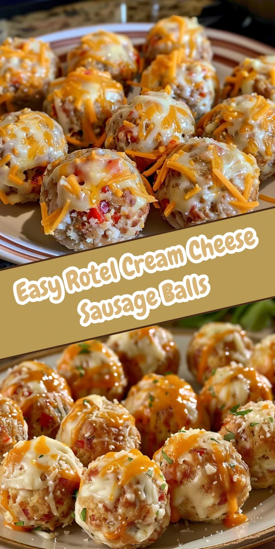 Easy Rotel Cream Cheese Sausage Balls Recipe Everyone Will Love
