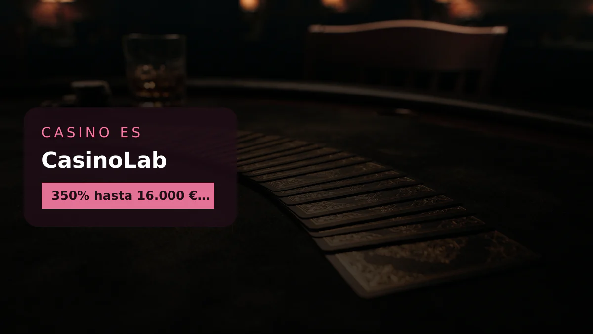 CasinoLab - bono de bienvenida 350% hasta 16.000 &euro; + 350 FS, pagos: Visa, Mastercard, Skrill, Neteller, Paysafecard