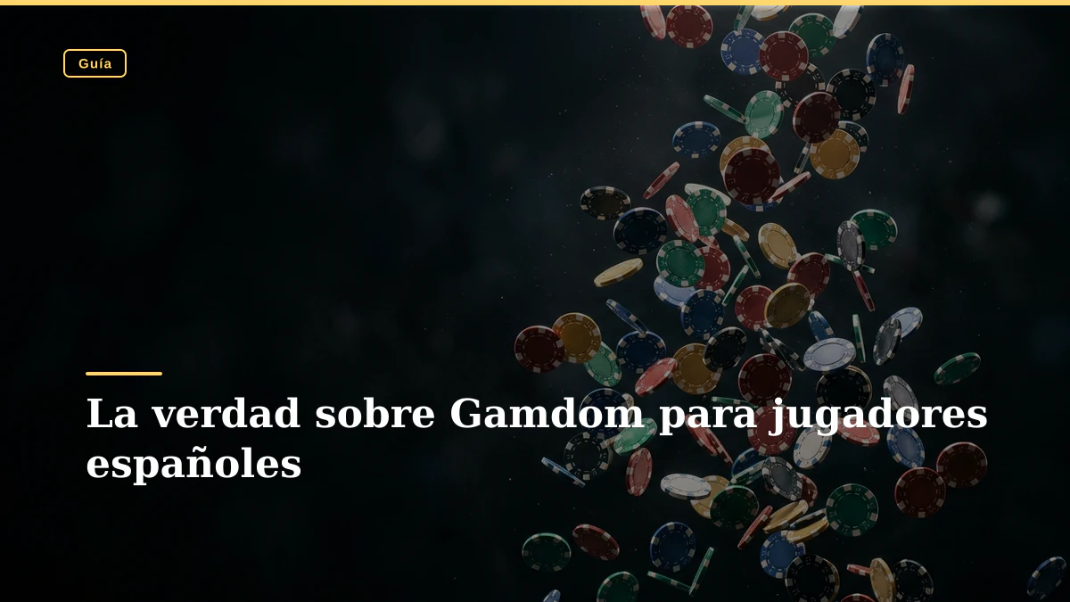 La verdad sobre Gamdom para jugadores españoles