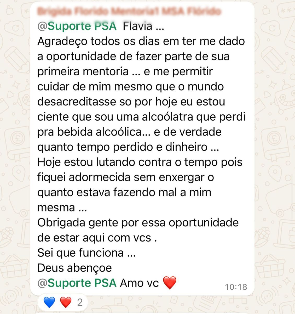 Depoimento 1