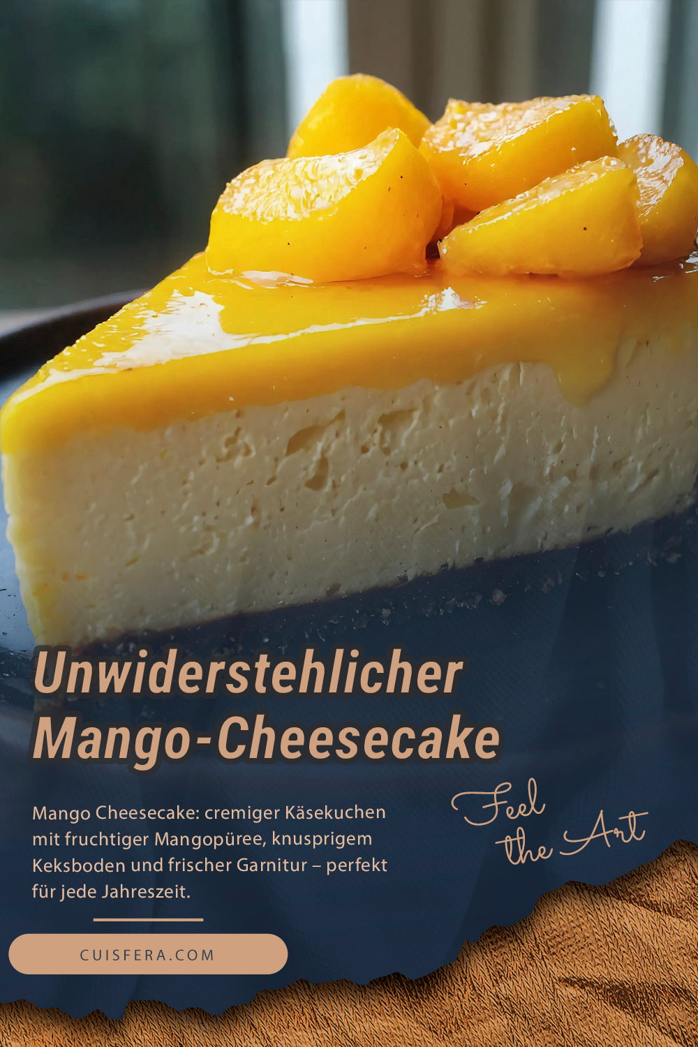 Unwiderstehlicher Mango-Cheesecake