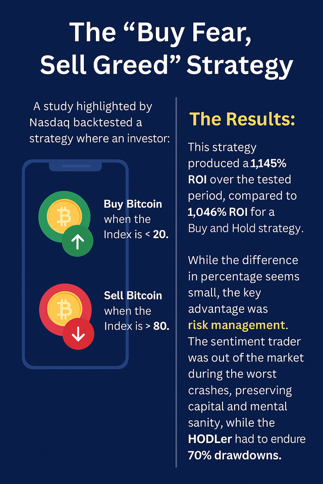 Buy Fear Sell Greed Infographic
