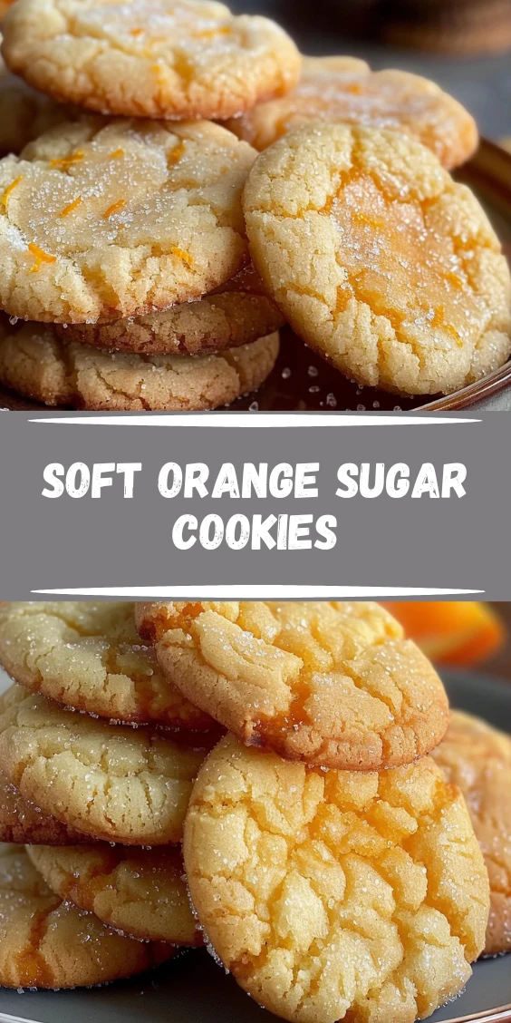 Soft Orange Sugar Cookies (Bakery-Style & Ultra Soft)