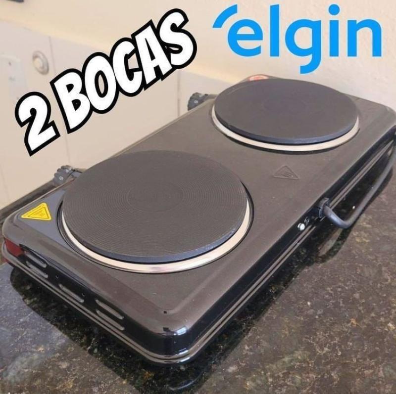 Fogão Elétrico Portátil Cooktop Elgin Double Cook 2 Bocas - 220V