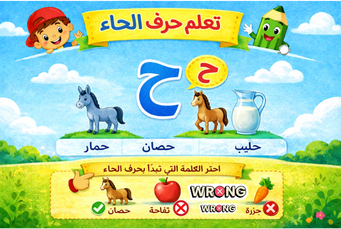 تعلم حرف الحاء