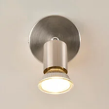 Spot Andy GU10 en métal – 1 lumière Aluminium