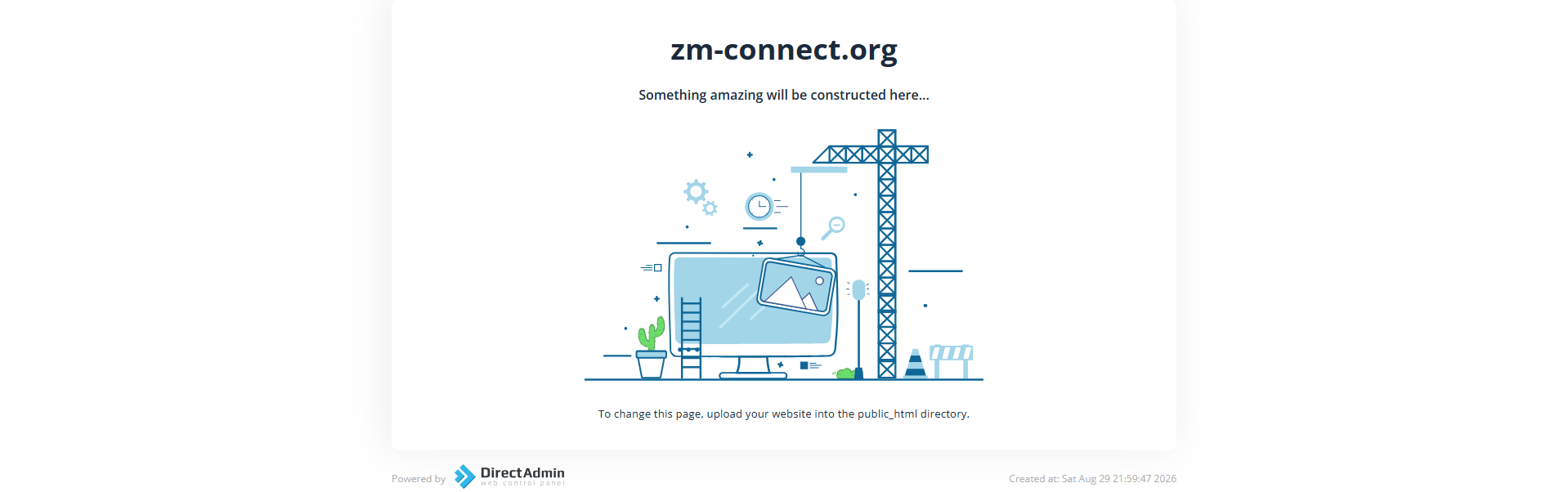 Stored capture of zm-connect.org
