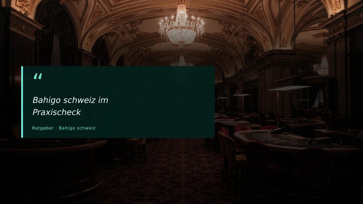 Bahigo schweiz im Praxischeck