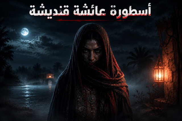 غابة مظلمة ليلاً - المكان الذي تظهر فيه أسطورة عائشة قنديشة