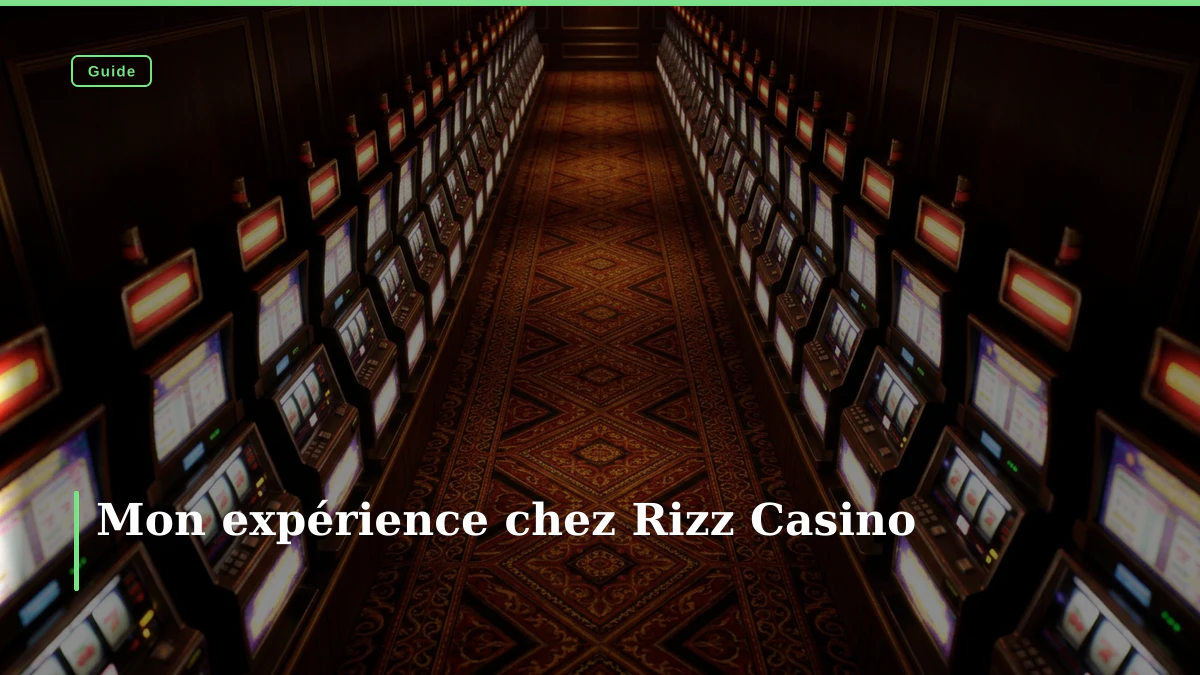 Mon expérience chez Rizz Casino