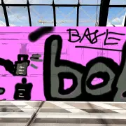Graffiti artwork by BASE