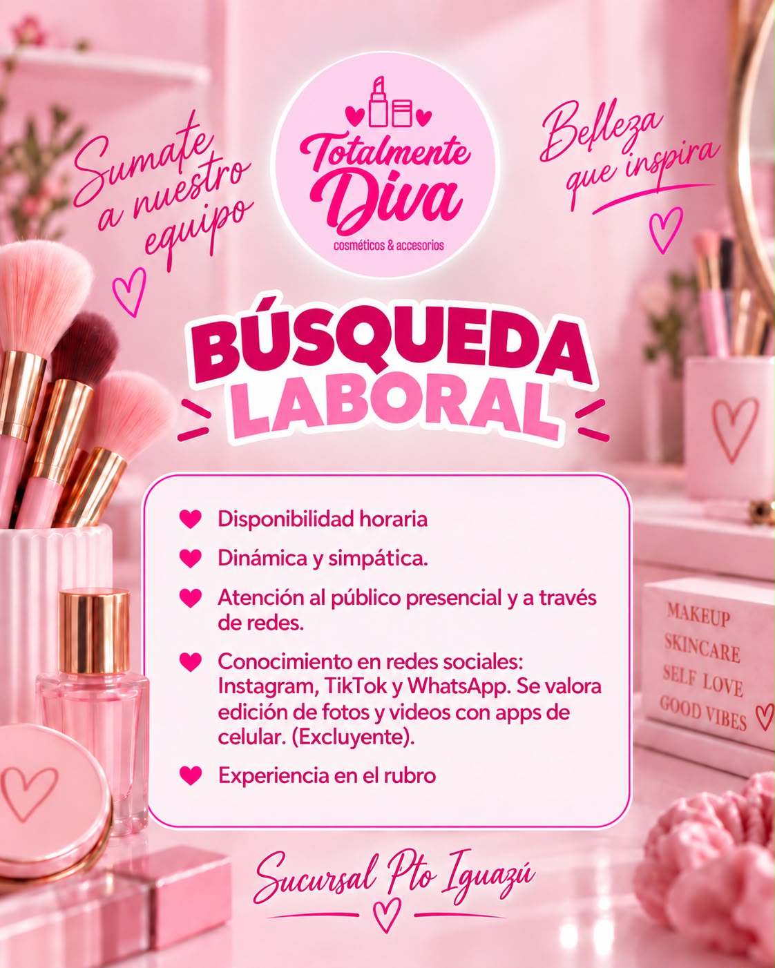 Se Busca Personal Femenino para Atención al Público en Puerto Iguazú