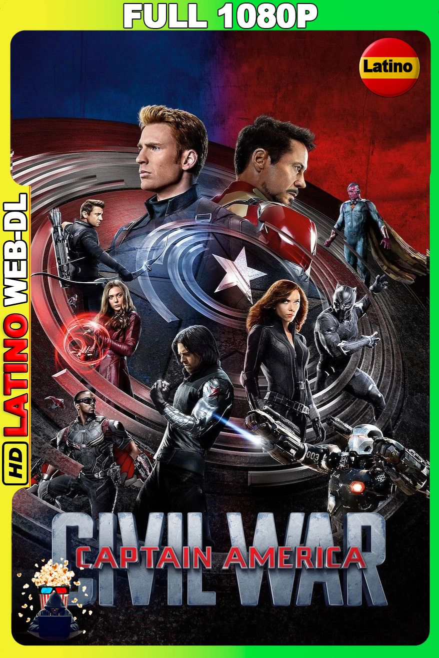 Capitán América – Civil War (2016) [Full 1080p] WEB-DL [Latino-Castellano-Inglés]