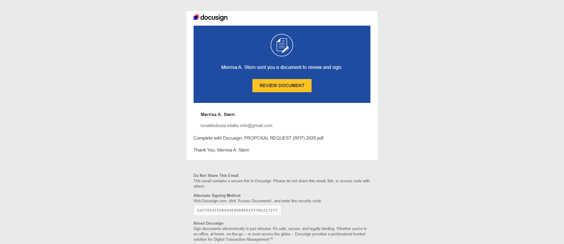 Stored capture of docusign-server.github.io