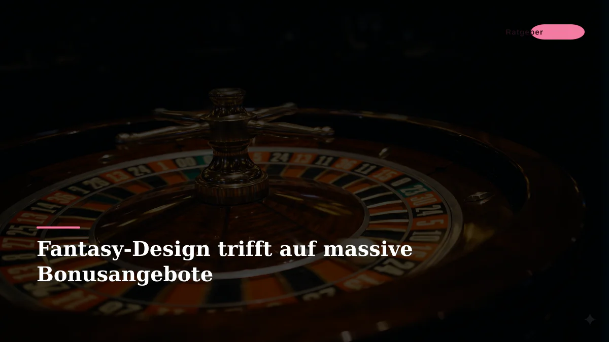 Fantasy-Design trifft auf massive Bonusangebote