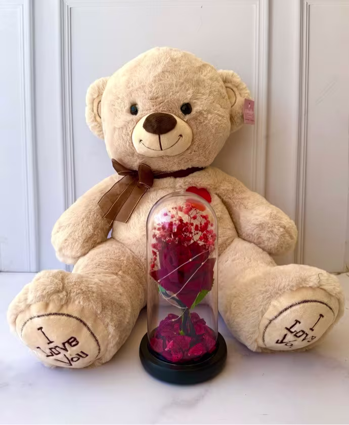 Rose Luces Peluche