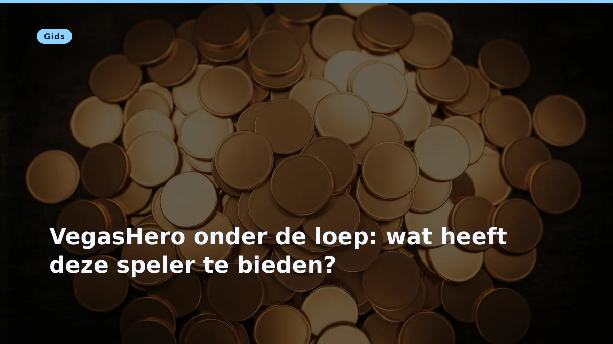 VegasHero onder de loep: wat heeft deze speler te bieden?