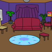 living room off
