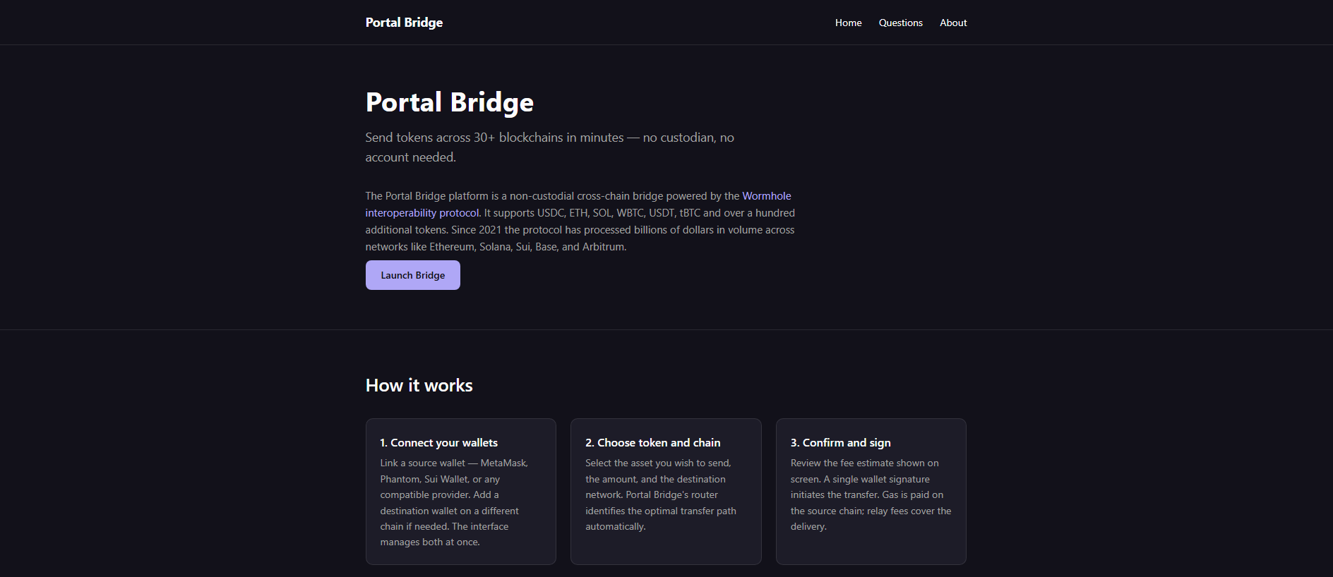 Stored capture of portalbridges.net