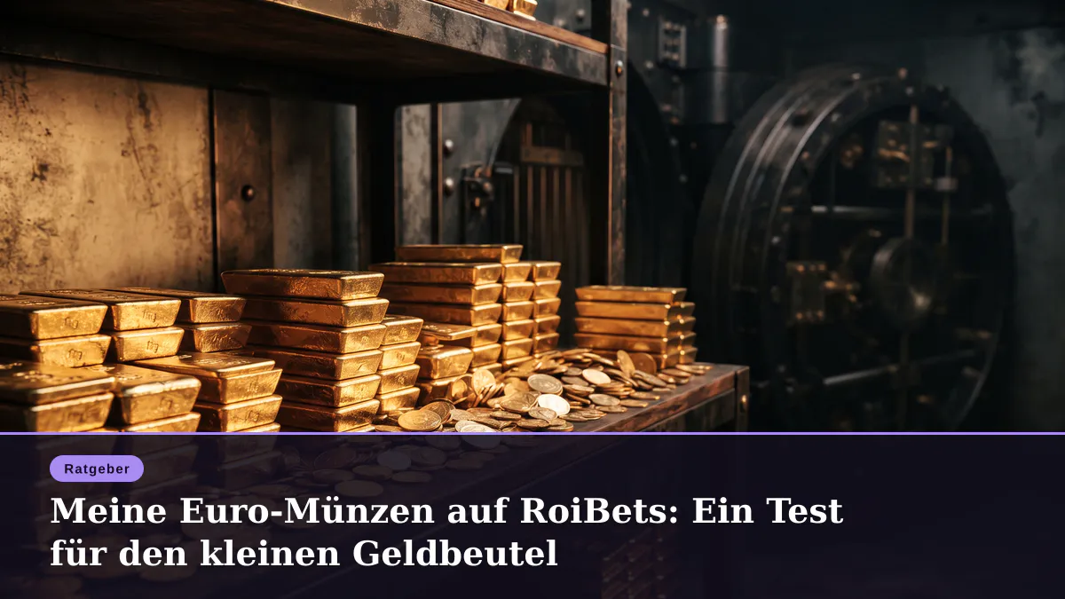 Meine Euro-Münzen auf RoiBets: Ein Test für den kleinen Geldbeutel