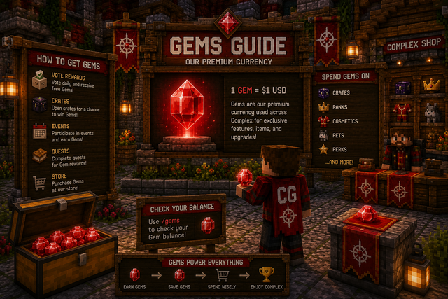 Complex Gaming Cobblemon & Pixelmon - Gems Guide