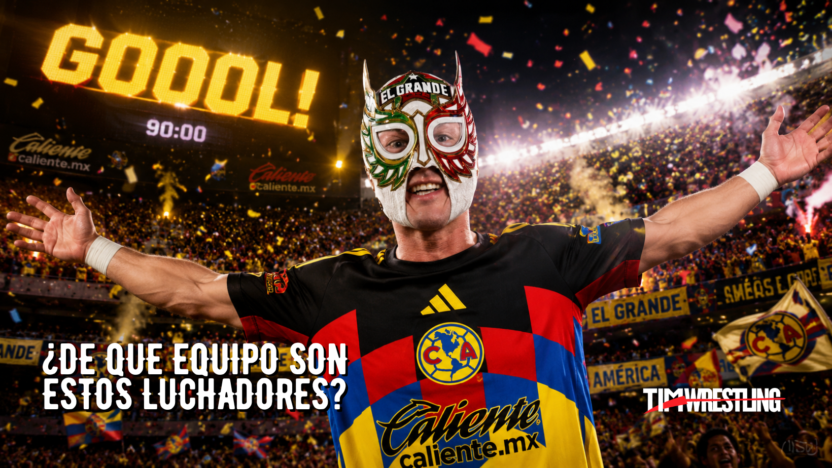 ¿De que equipo son estos luchadores?