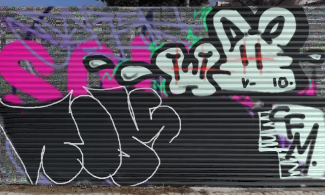 Graffiti artwork by Warok1