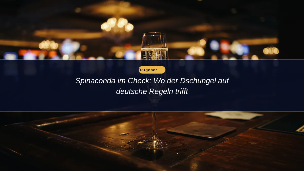 Spinaconda im Check: Wo der Dschungel auf deutsche Regeln trifft